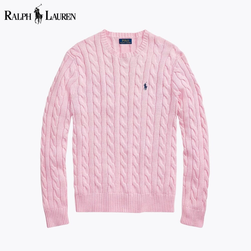 𝑅𝐿 Classic Cable-Knit Sweater