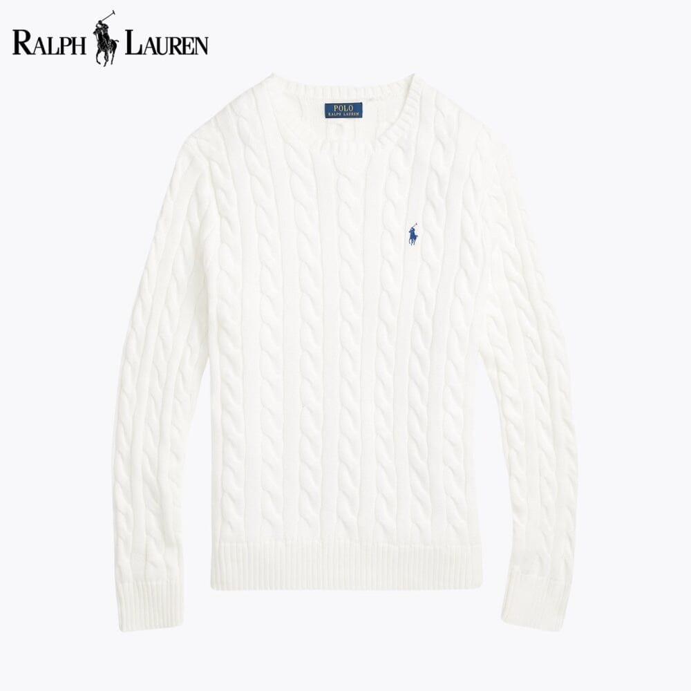 𝑅𝐿 Classic Cable-Knit Sweater