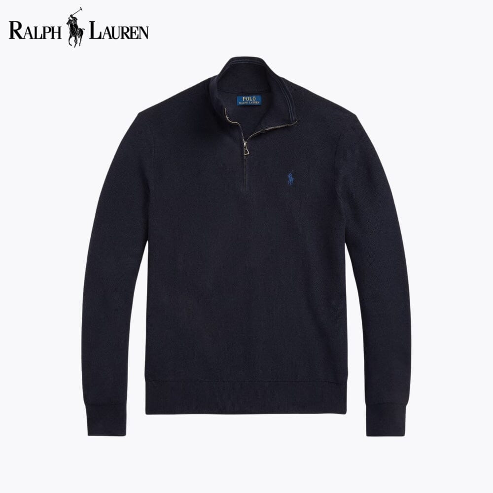 𝑅𝐿 Classic Quarter-Zip Sweater